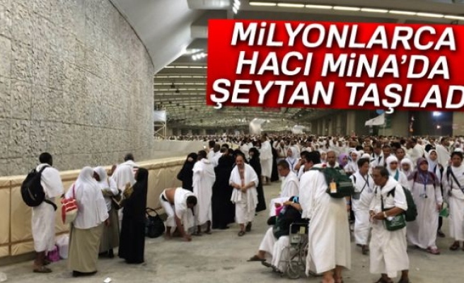 HACILAR MİNA'DA ŞEYTAN TAŞLADI!