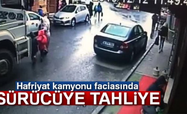 Hafriyat kamyonu faciasında sürücüye tahliye