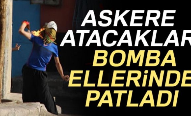 Hainlerin bombaları ellerinde patlamış!