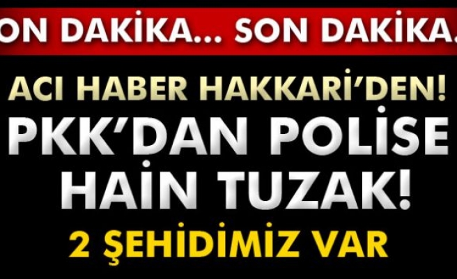 Hakkari’de hain tuzak! 2 şehit