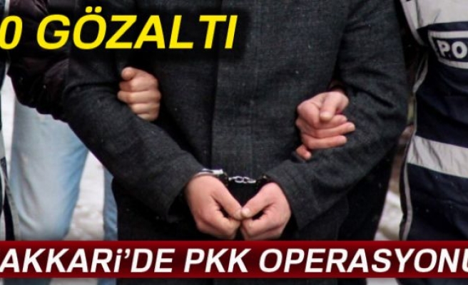 HAKKARİ'DE PKK OPERASYONU!