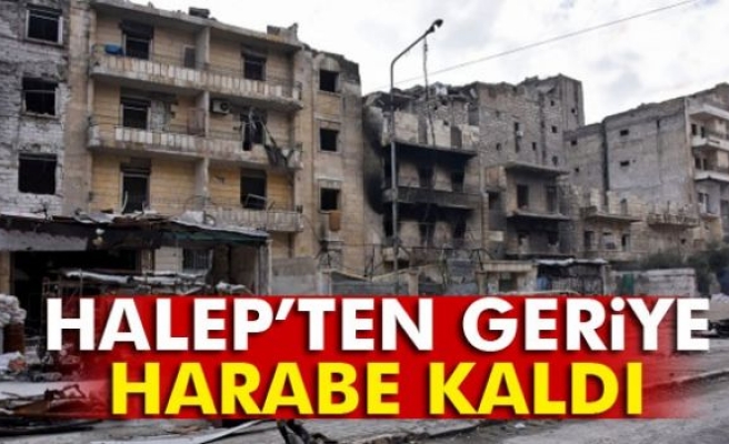 Halep kalıntılar içinde