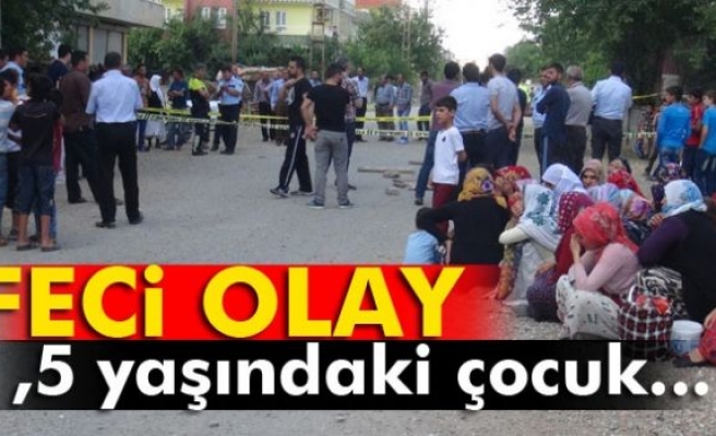 Halk otobüsü 1,5 yaşındaki çocuğu ezdi