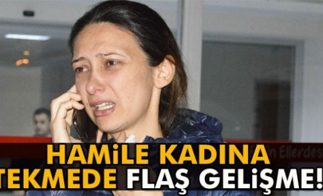 Hamile kadına darp olayının zanlısı tutuklandı