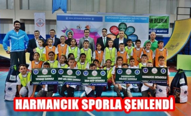 Harmancık sporla şenlendi