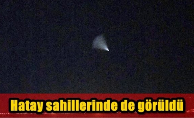 Hatay sahillerinde de görüldü