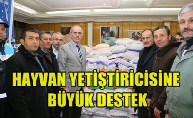 Hayvan Yetiştiricisine Büyük Destek