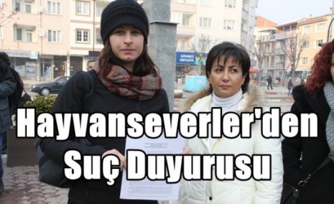 Hayvanseverler'den Suç Duyurusu