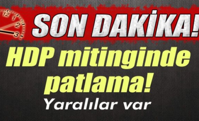 HDP Diyarbakır mitinginde patlama