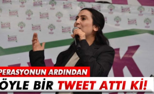 HDP'den operasyon ile ilgili flaş tweet!