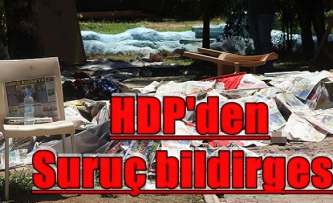 HDP'den Suruç bildirgesi