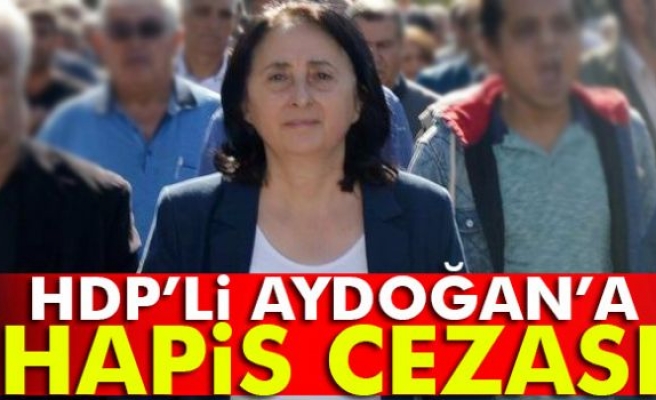 HDP’li vekil Nursel Aydoğan'a hapis cezası