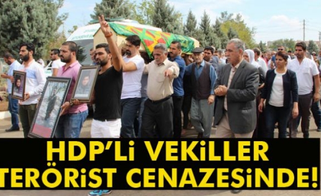 HDP’li vekiller, teröristin cenazesine katıldı