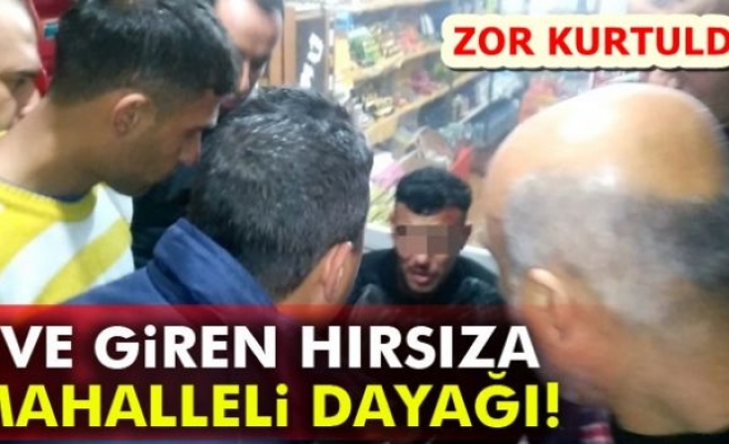 Hırsıza Mahalleli Dayağı!