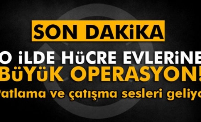 Hücre evlerine büyük operasyon!