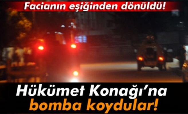 Hükümet Konağı ve köprüye bomba koydular!