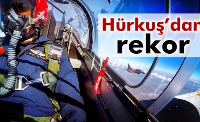 Hürkuş hız rekoruna imza attı