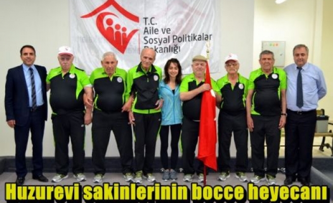 Huzurevi sakinlerinin bocce heyecanı