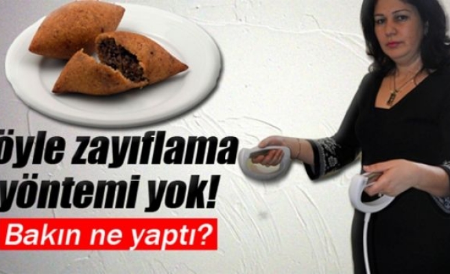 İçli köfte yiyerek zayıfladı