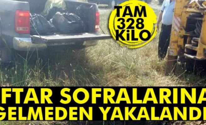 İftar sofralarına gelmeden yakalandı!