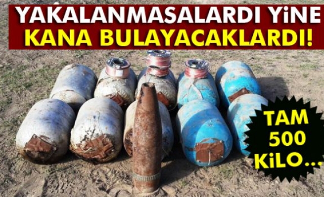 Iğdır'da 500 kilo bomba ele geçirildi