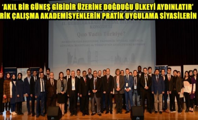 II. ULUSLARARASI SOSYAL BİLİMLER KONGRESİ