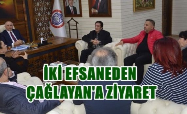 İki Efsaneden Çağlayan'a Ziyaret 