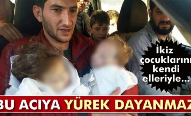 İkiz Çocuklarını Kendi Elleriyle Defnetti