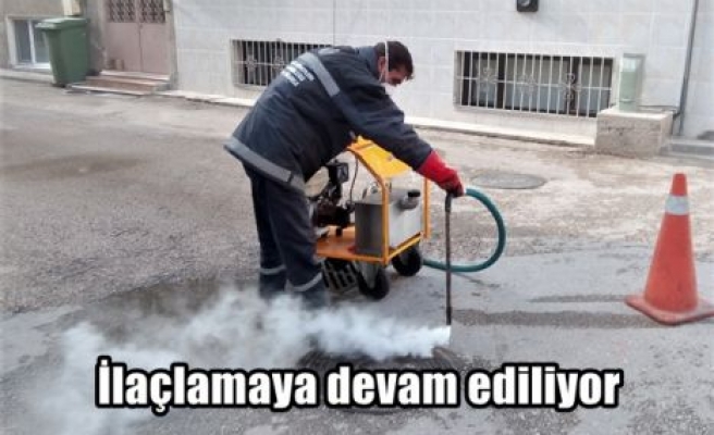 İlaçlamaya devam ediliyor