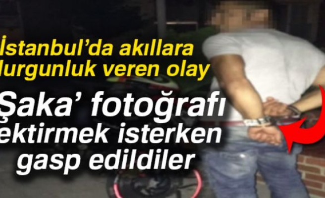 İlginç gasp olayı