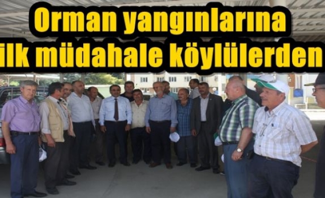 İlk müdahale köylülerden