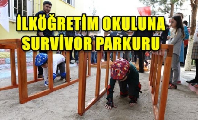 İlköğretim Okuluna Survivor Parkuru