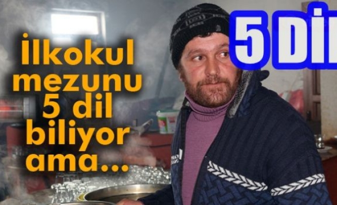 İlkokul Mezunu 5 Dil Biliyor!