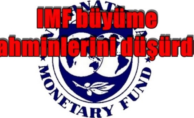 IMF büyüme tahminlerini düşürdü