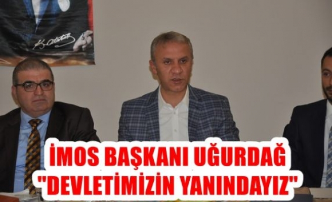 İMOS Başkanı Uğurdağ: 