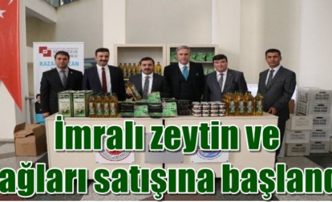  İmralı zeytin ve yağları satışına başlandı