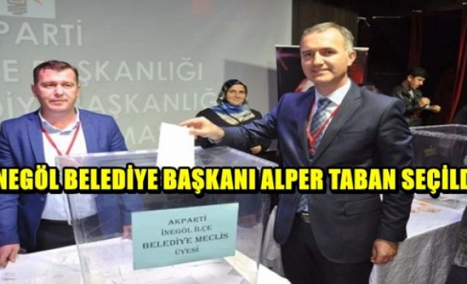 İnegöl Belediye Başkanlığına Alper Taban Seçildi