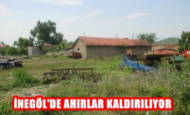 İnegöl'de Ahırlar Kaldırılıyor