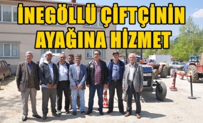 İnegöllü Çiftçinin Ayağına Hizmet