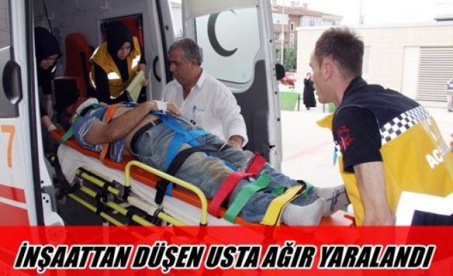 İnşaattan düşün işçi ağır yaralandı