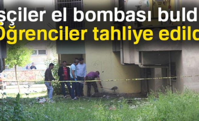 İşçiler El Bombası Buldu!