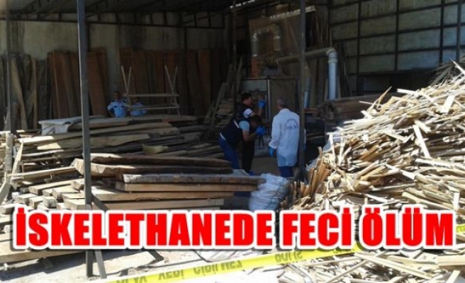 İskelethanede feci ölüm