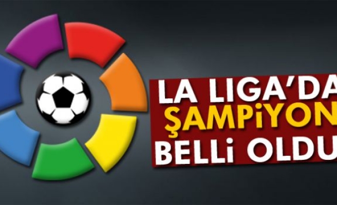 İspanya La Liga'da şampiyon Barcelona