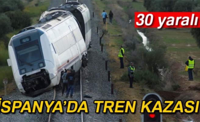 İspanya’da tren kazası: 30 yaralı