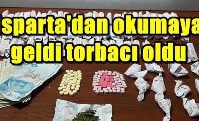 Isparta'dan okumaya geldi torbacı oldu