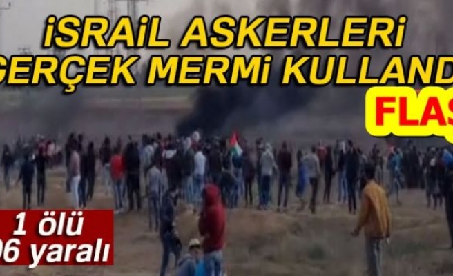 İSRAİL ASKERLERİ GERÇEK MERMİ KULLANDI!