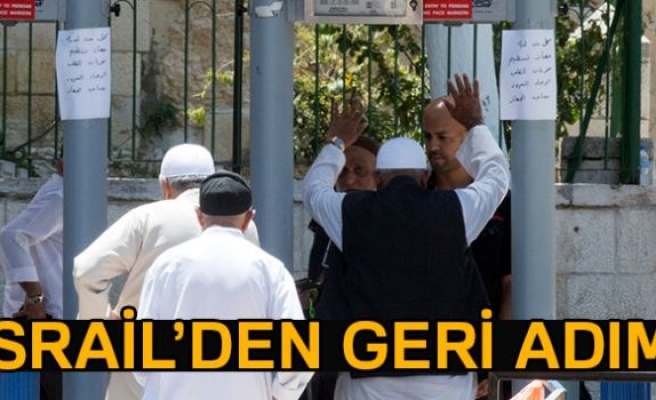 İSRAİL'DEN GERİ ADIM!