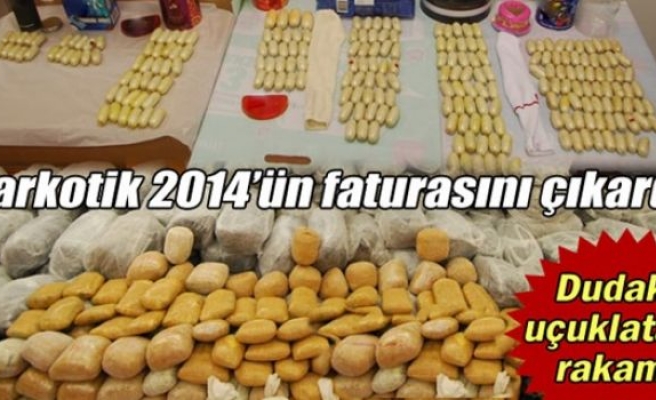 İstanbul Narkotik Şubesi 2014 bilançosunu açıkladı