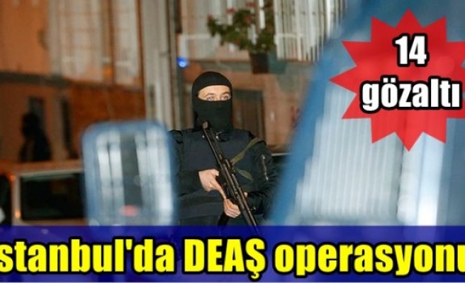 İstanbul'da DEAŞ operasyonu: 14 gözaltı