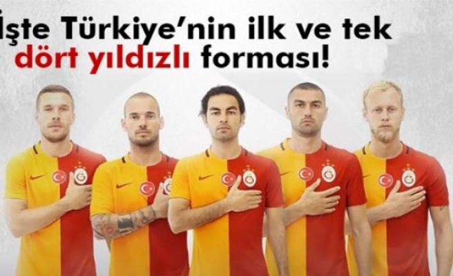 İşte Galatasaray'ın 4 yıldızlı formaları!